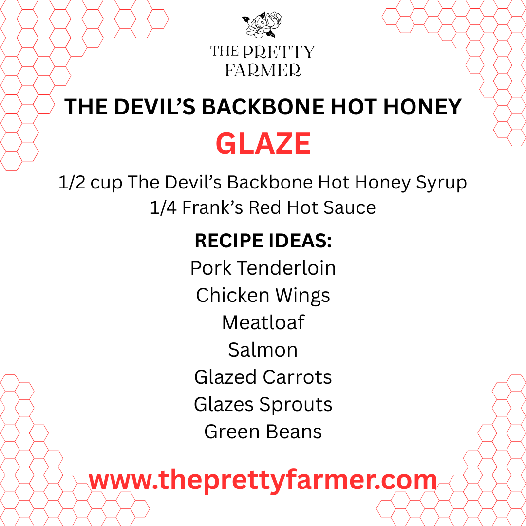 THE DEVILS BACKBONE HOT HONEY SYRUP, 7oz FLASK