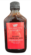 Dark Chocolate Peppermint Honey Syrup, 7oz