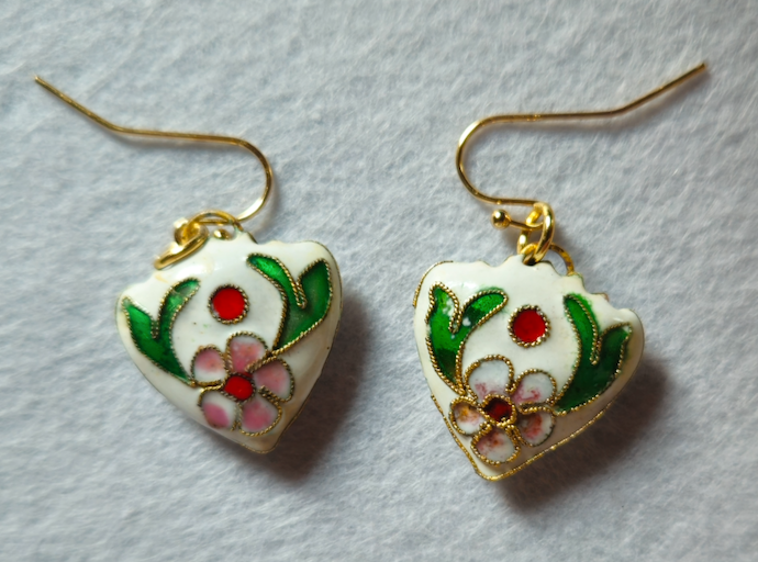 Garden Enamel Drop Earrings