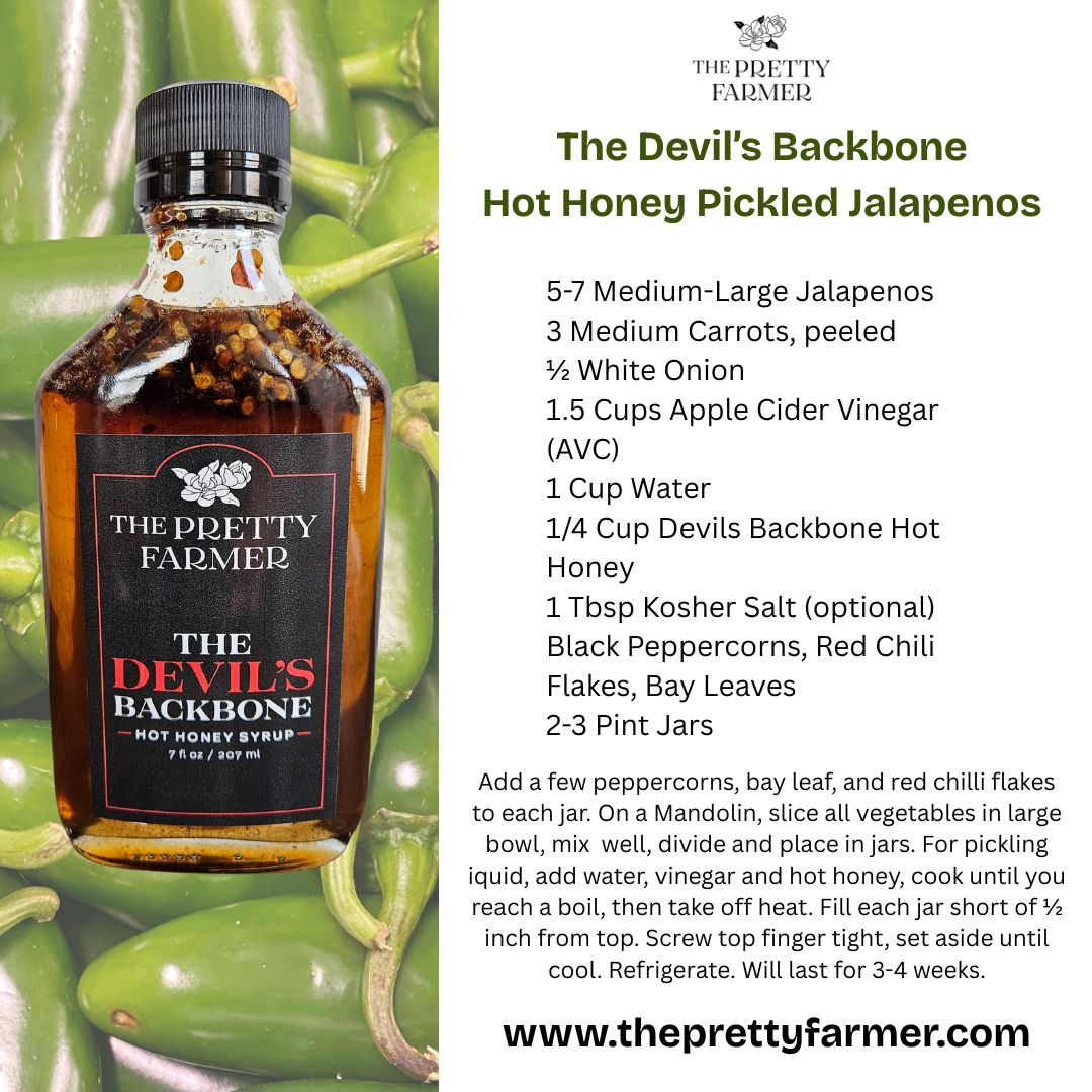 THE DEVILS BACKBONE HOT HONEY SYRUP, 7oz FLASK