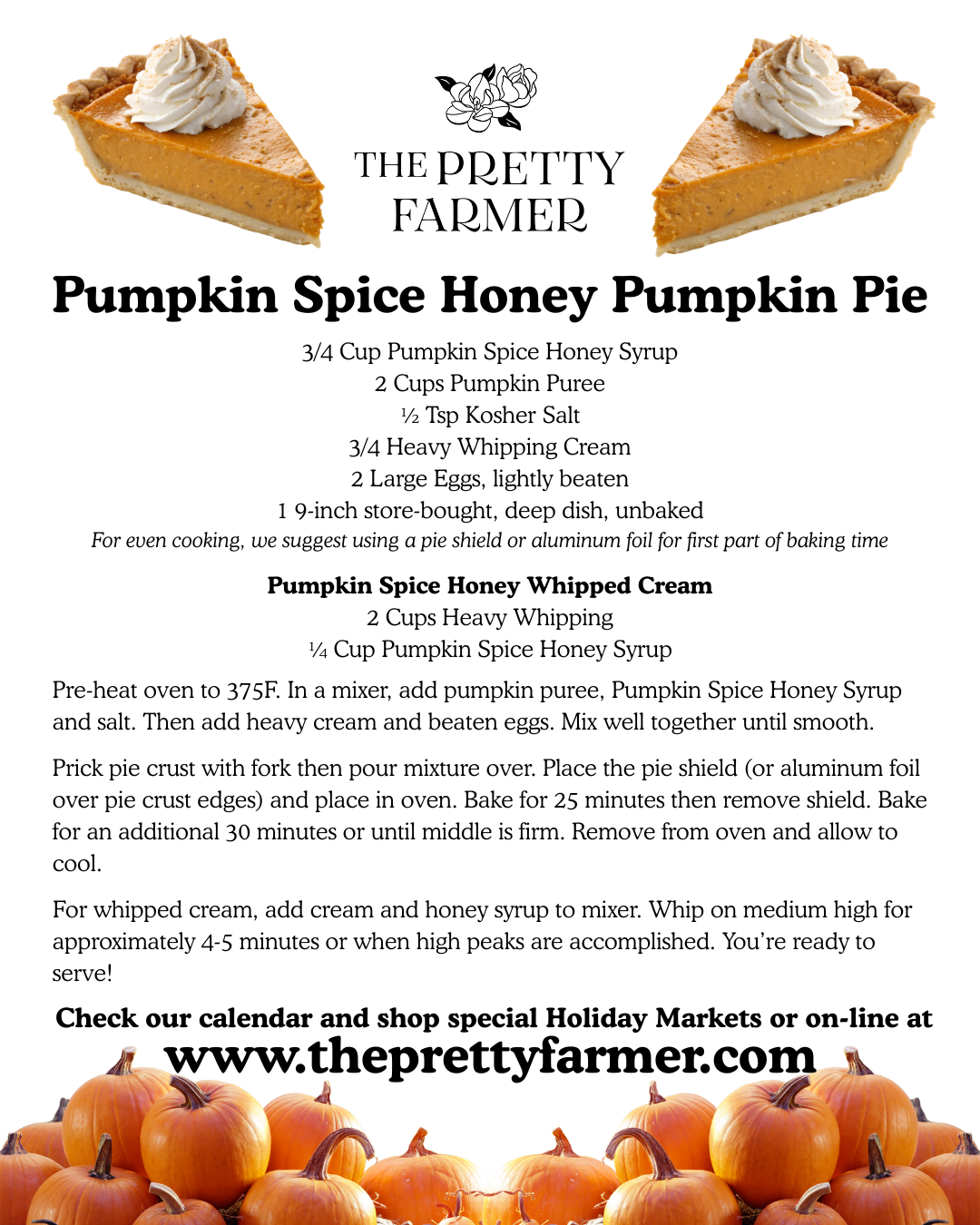 Pumpkin Spice Honey Syrup, 7oz